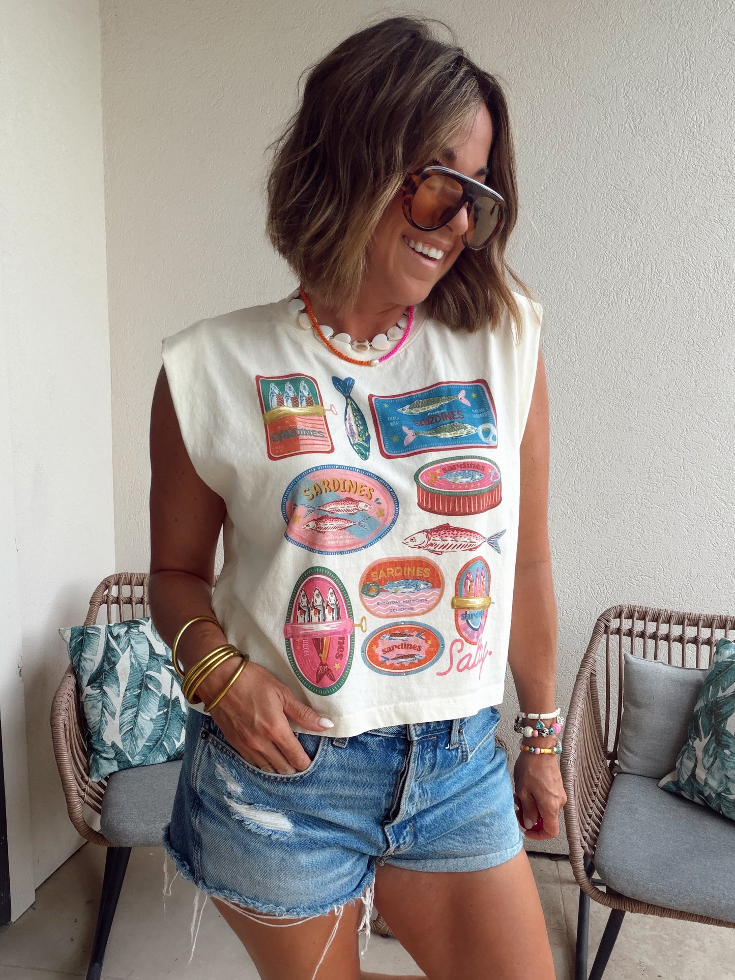 Salty Summer Muscle Tee