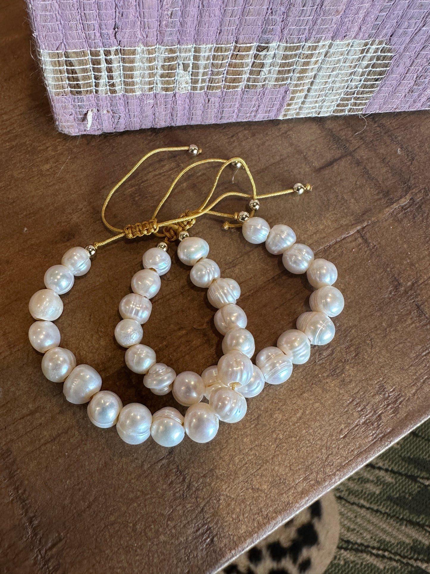 Pretty Pearl Adjustable Bracelet