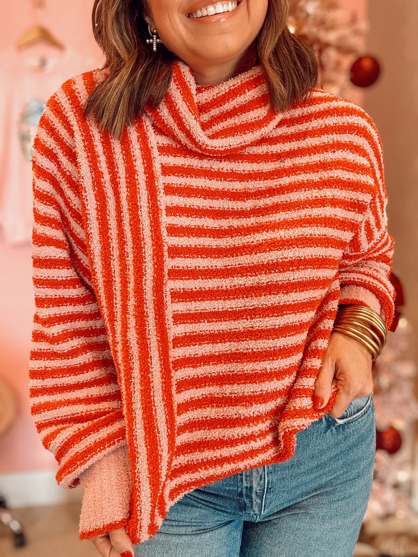 Candy Stripe Turtleneck