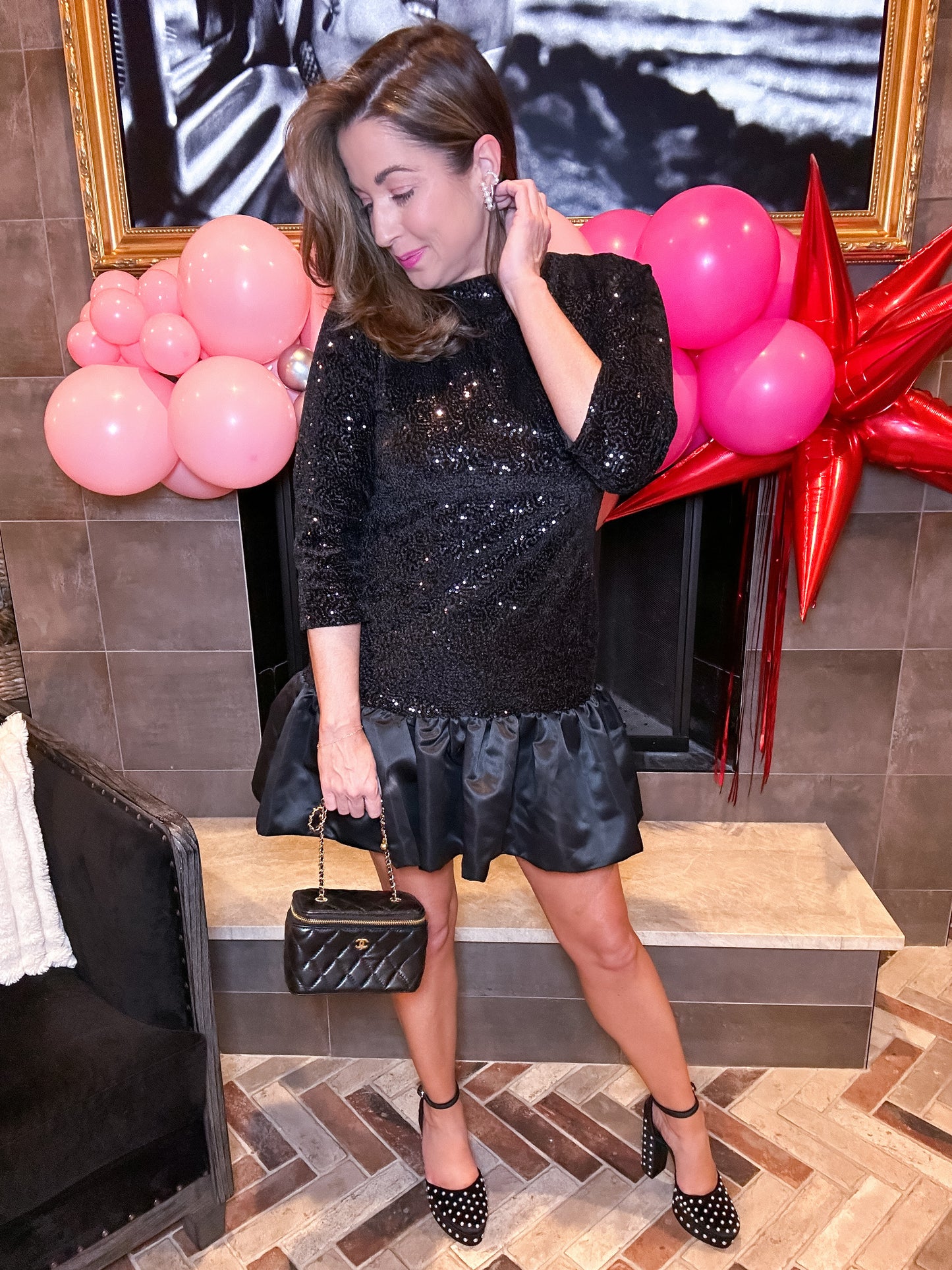 Ruffled Dreams Sequin Dress