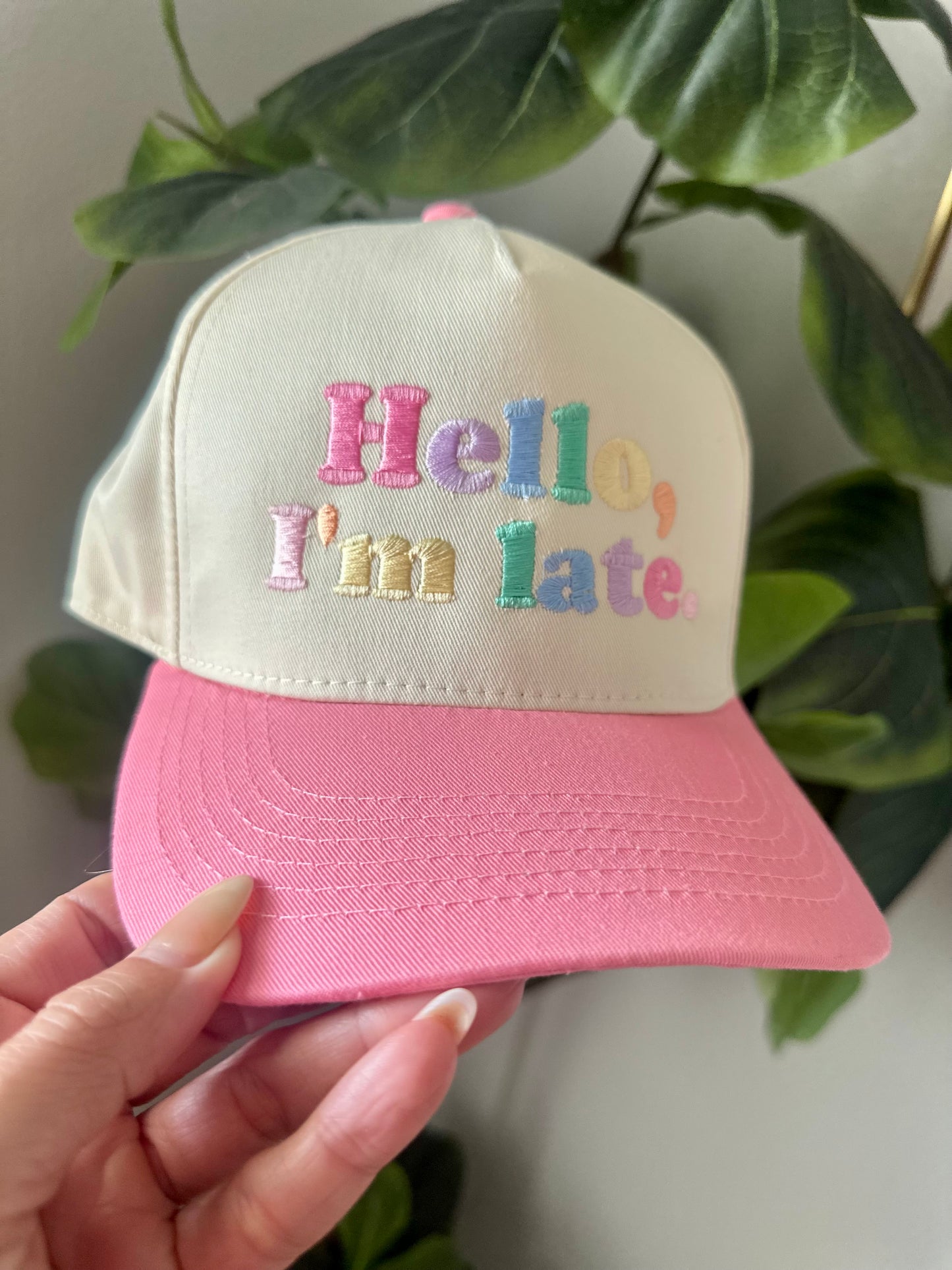 Hello, I’m Late! Trucker Hat