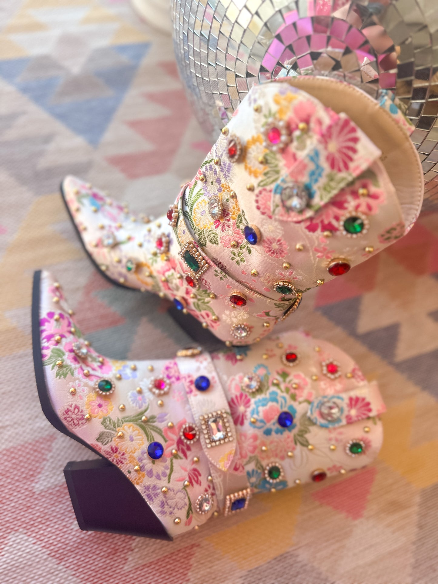 Diligent Bejeweled Boot