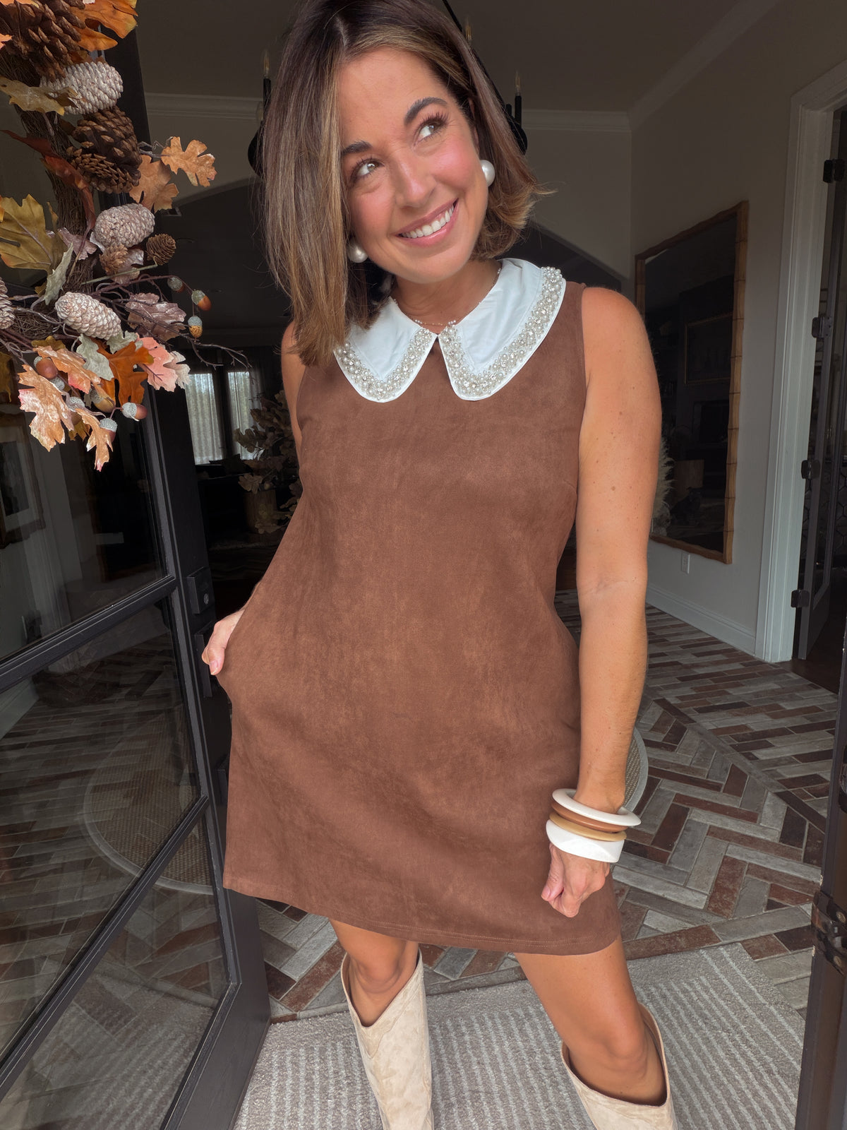 Coco Suede Dress