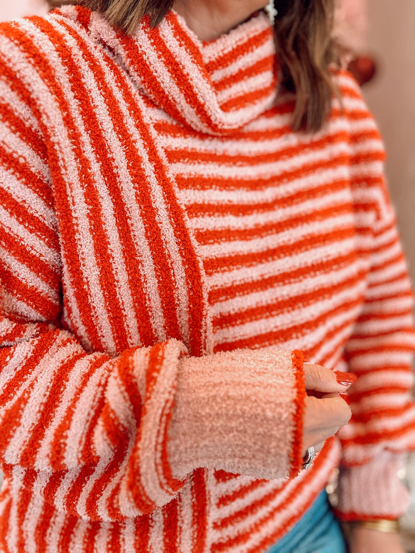 Candy Stripe Turtleneck