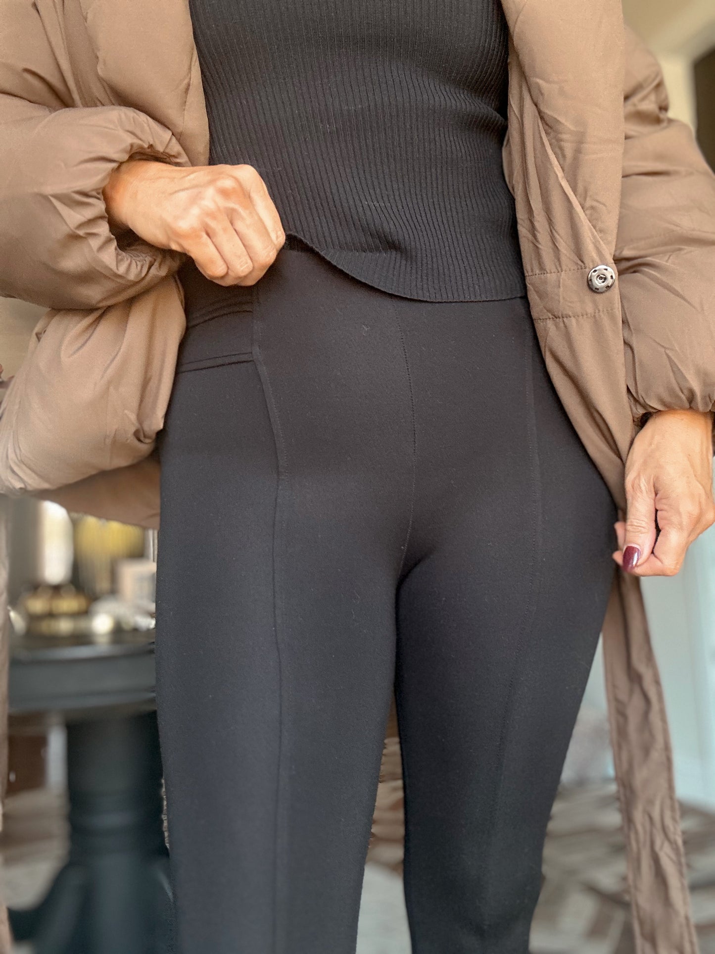 High Waisted Stirrup Pants