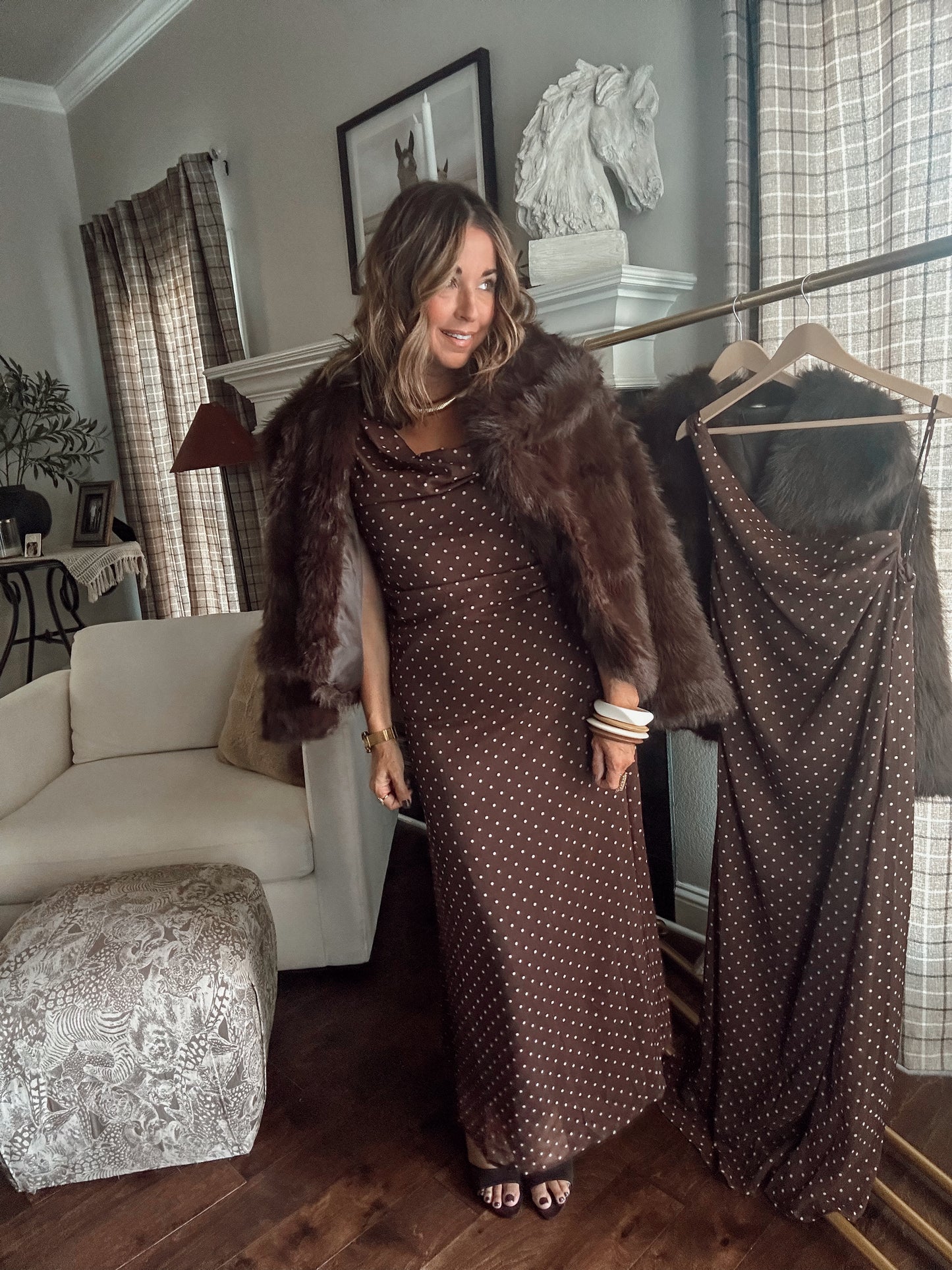 Foxy Faux Fur Jacket
