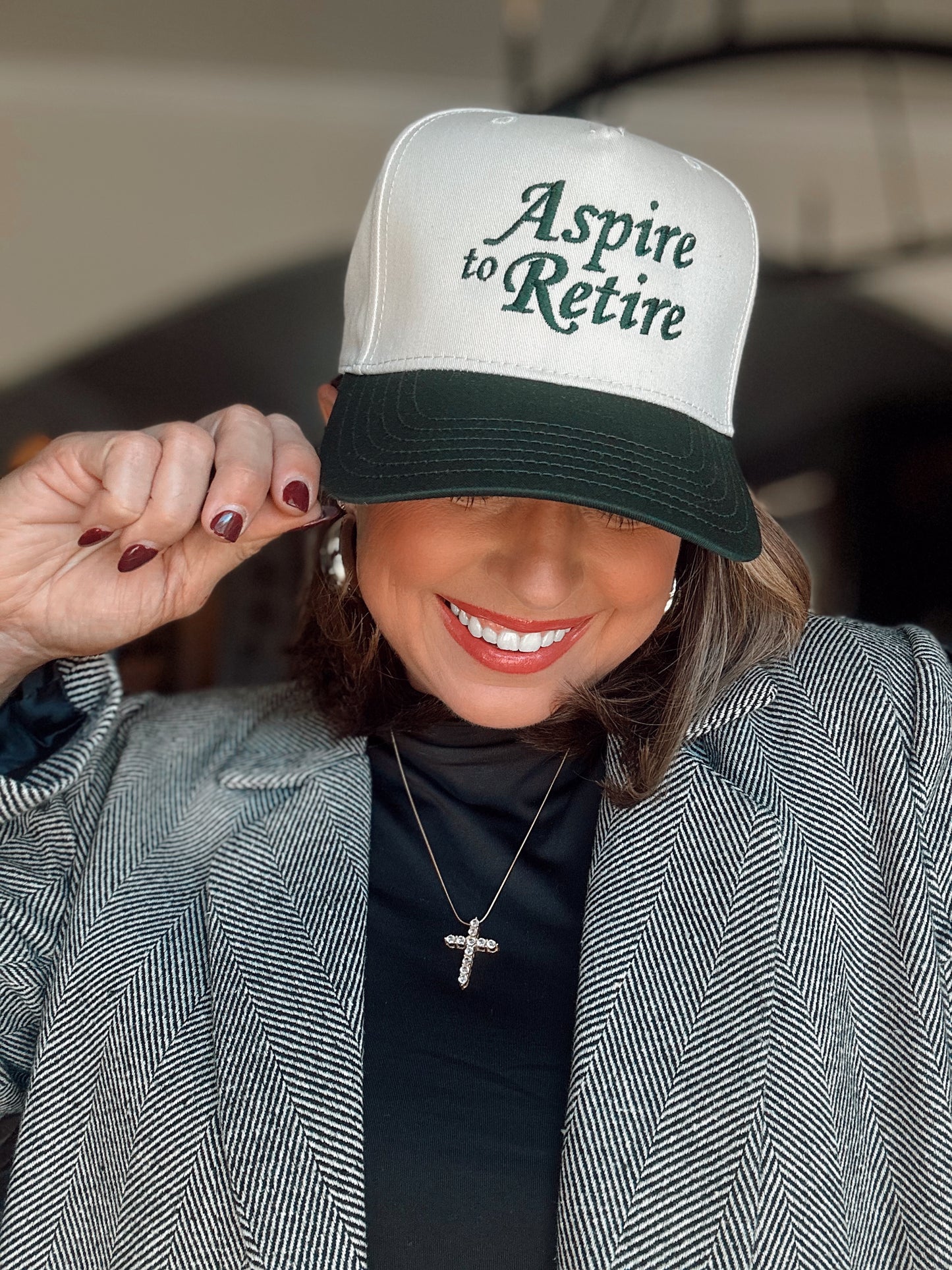 Aspire to Retire Trucker Hat