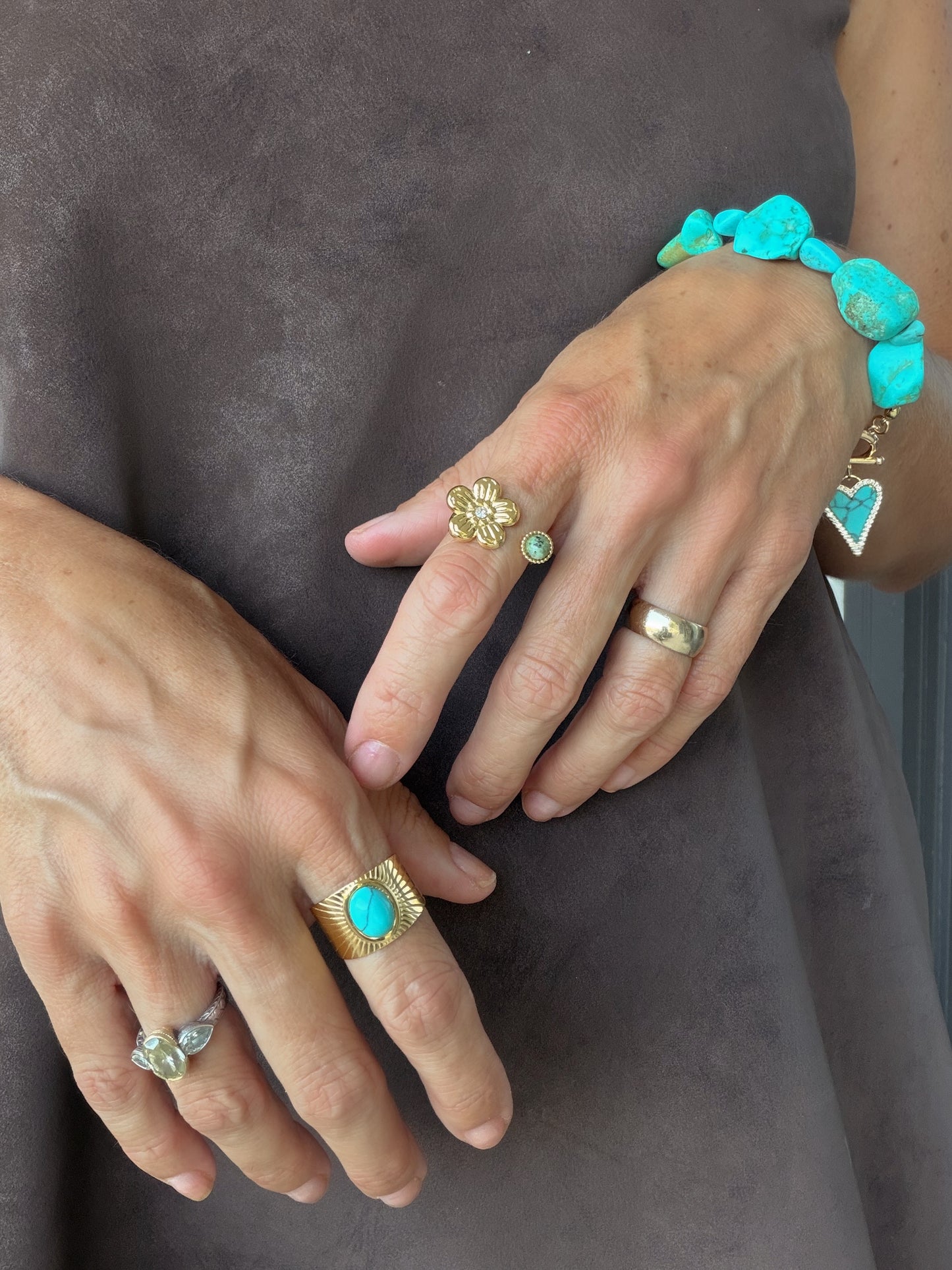 Flower Child Adjustable Ring