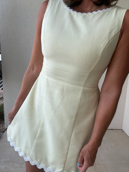 Mellow Yellow Mini Dress