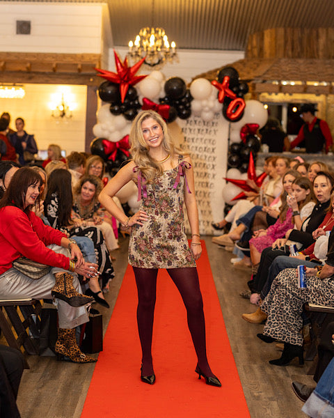 Tate Bow Tapestry Dress