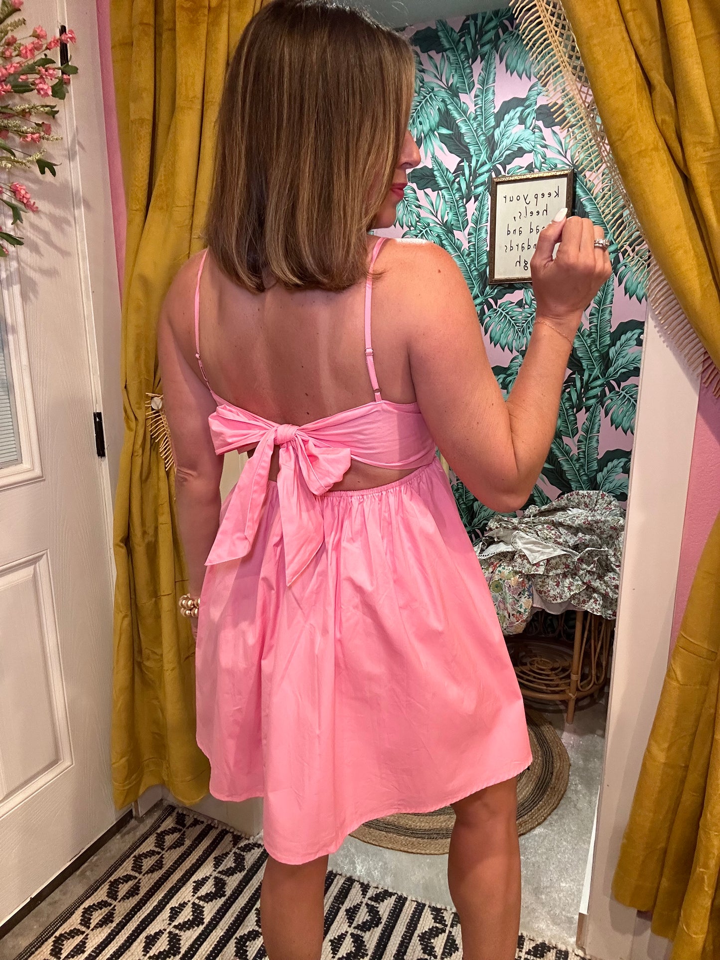 Bow Baby Doll Dress