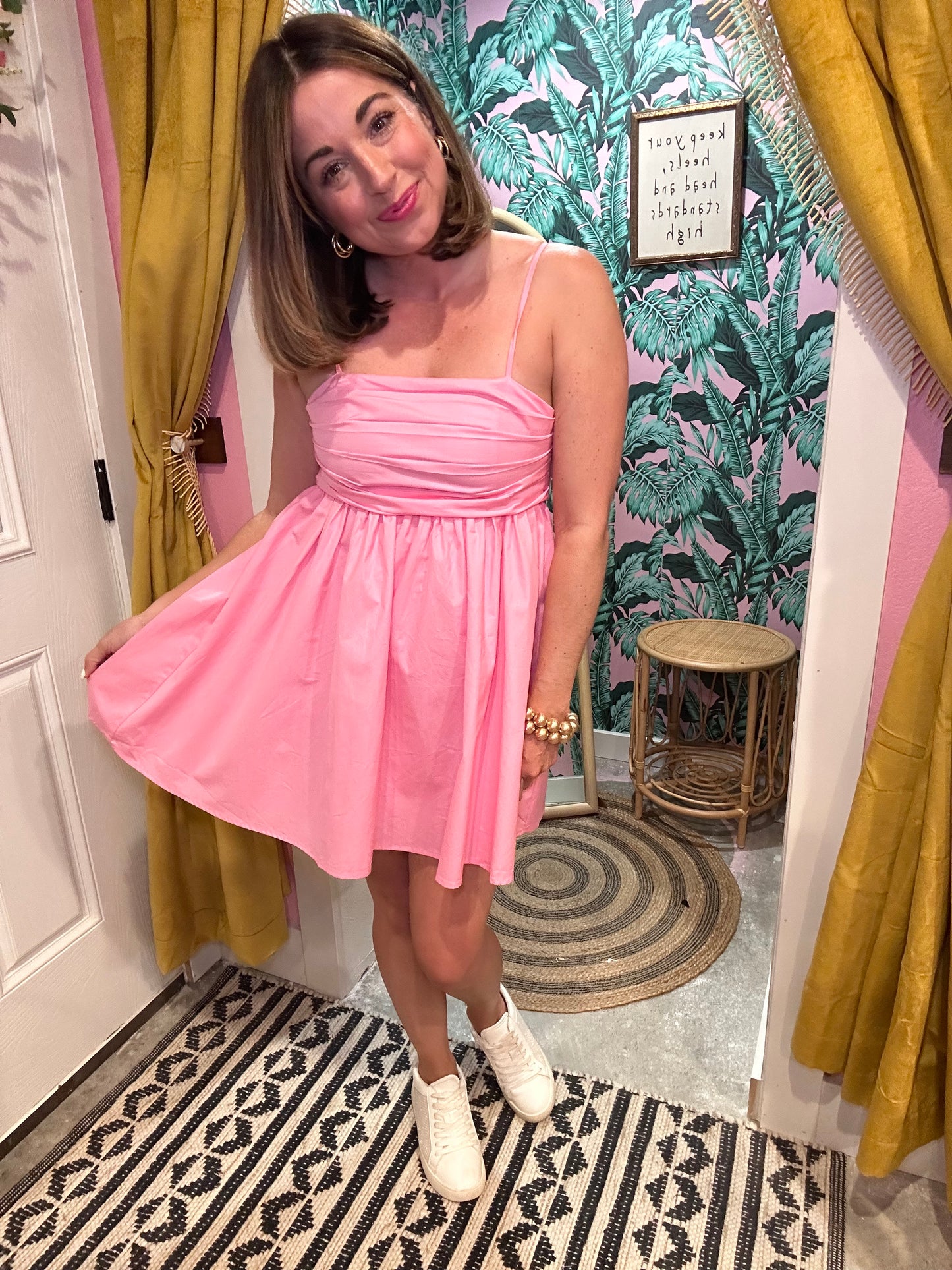 Bow Baby Doll Dress