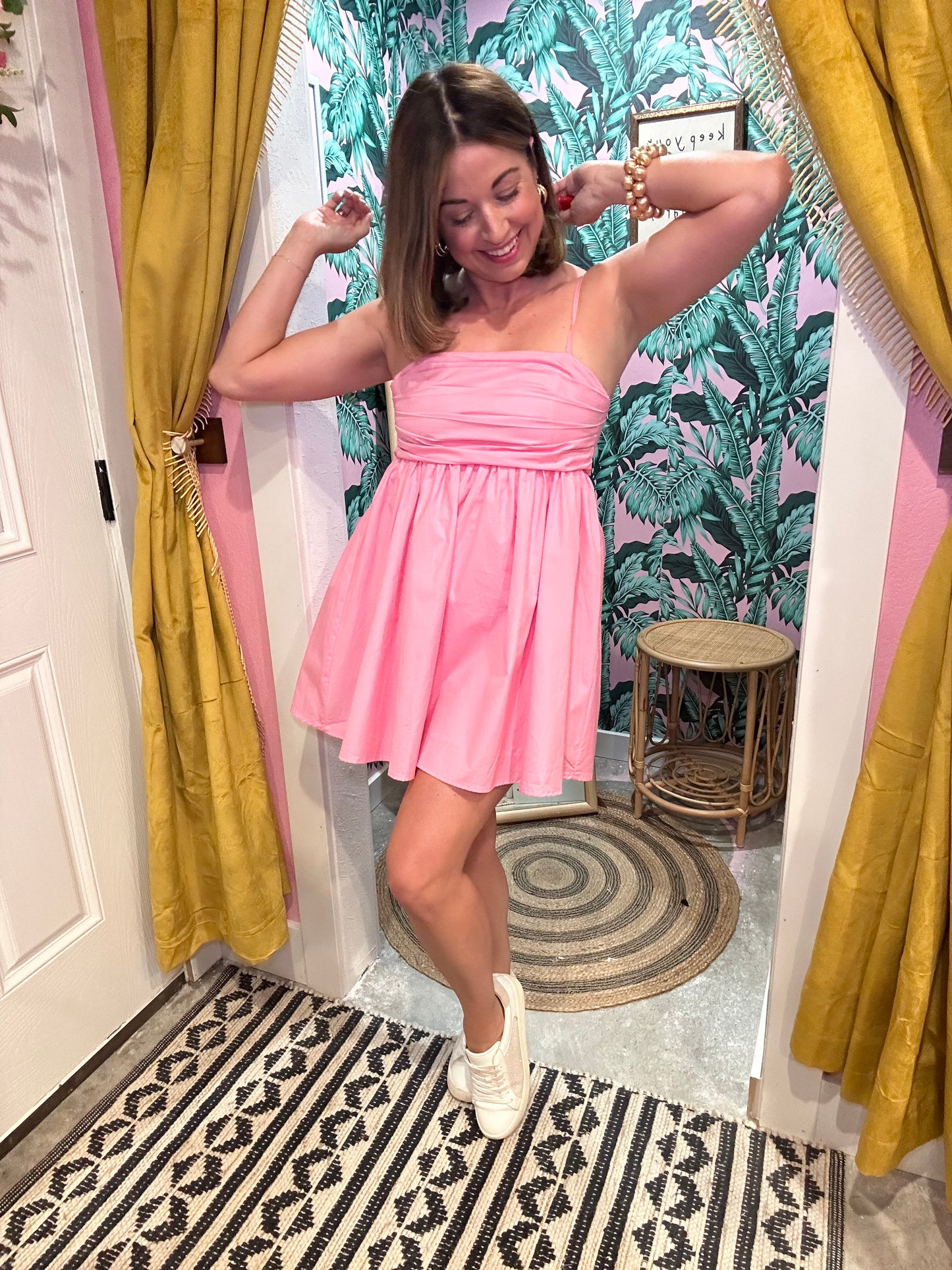 Bow Baby Doll Dress