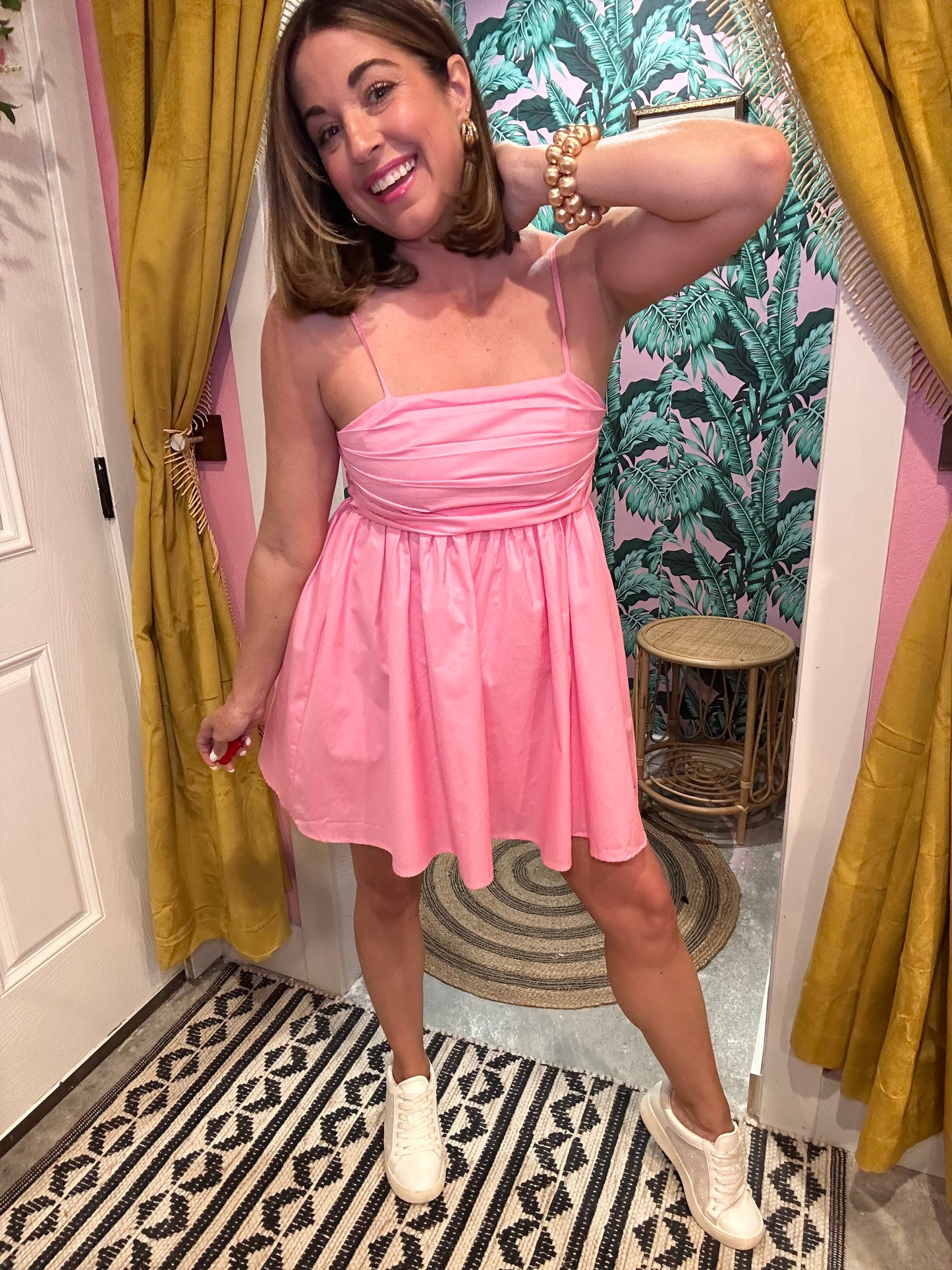 Bow Baby Doll Dress