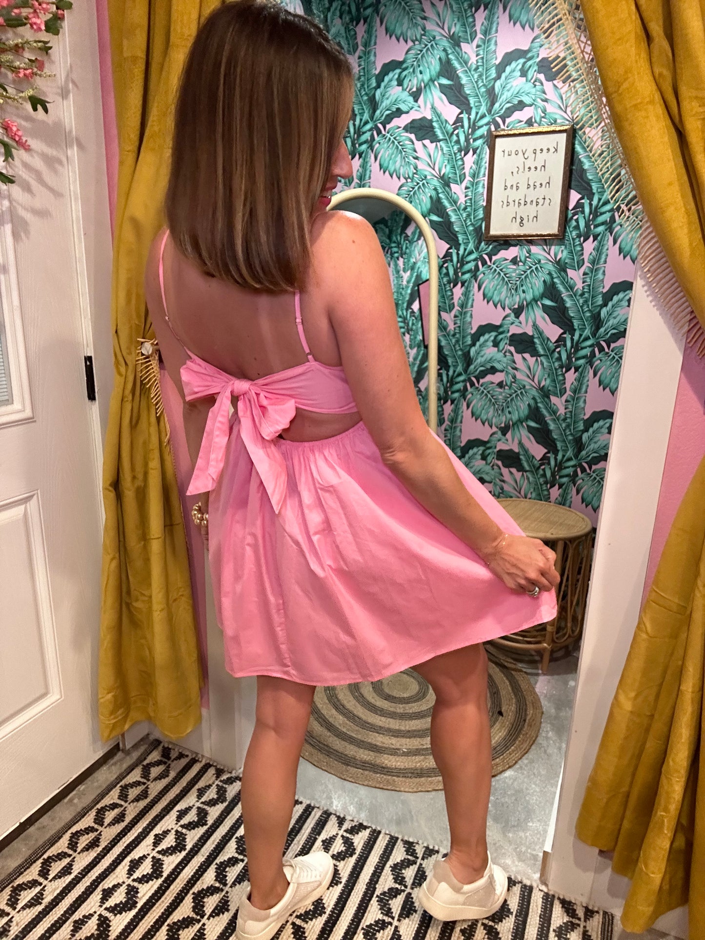 Bow Baby Doll Dress