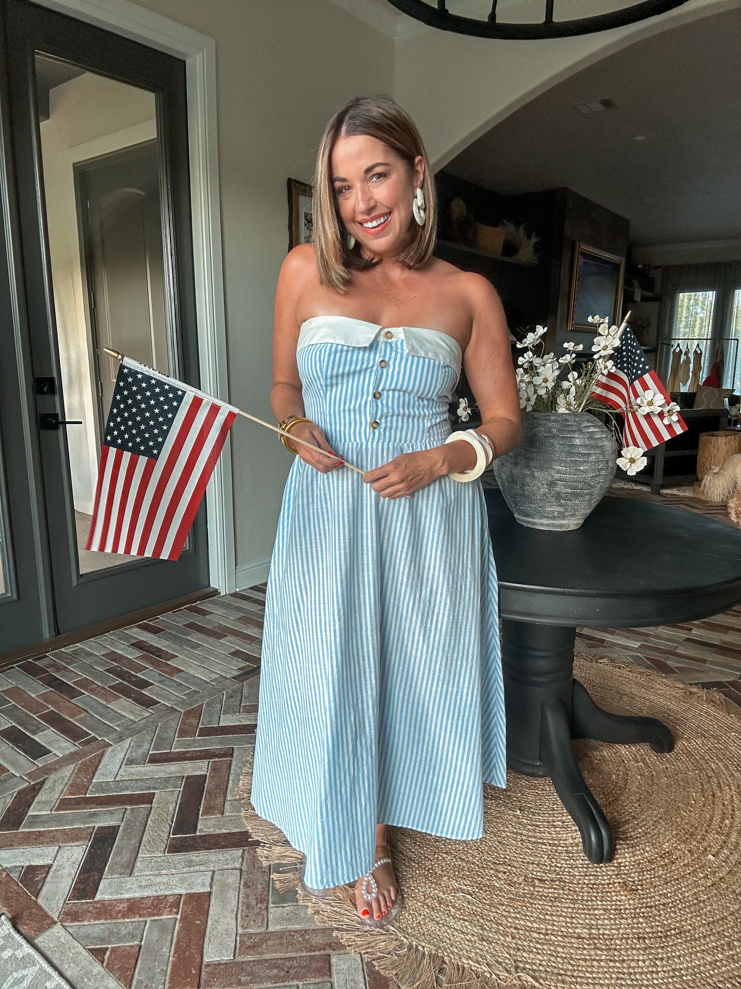 Button Down Maxi Dress