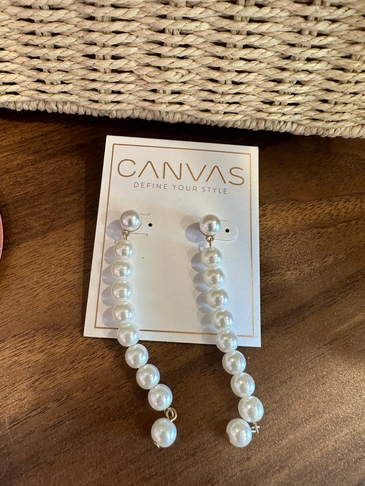 Canvas Pearl Drops