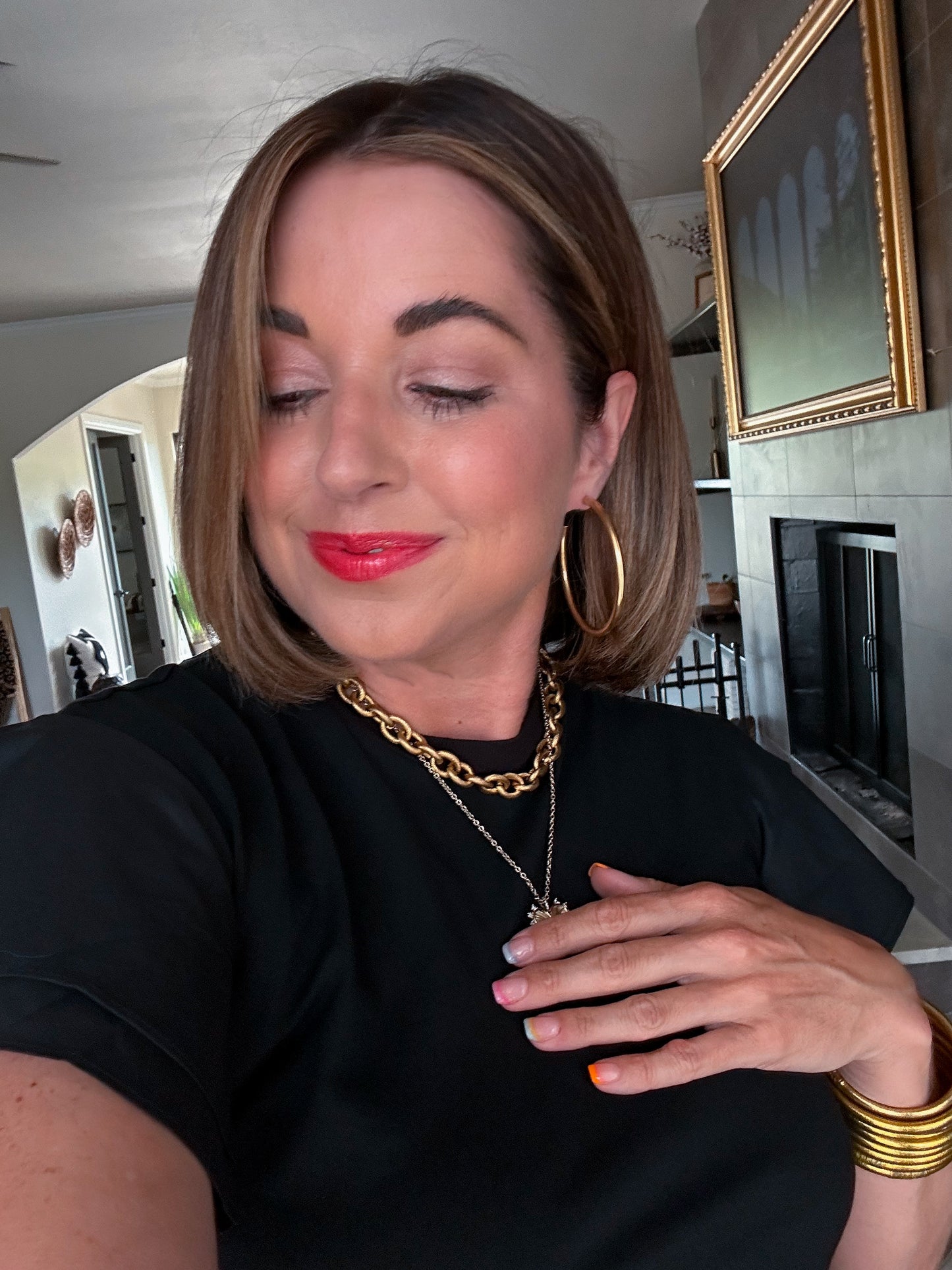 Chan Sutton Large Hoop Earrings