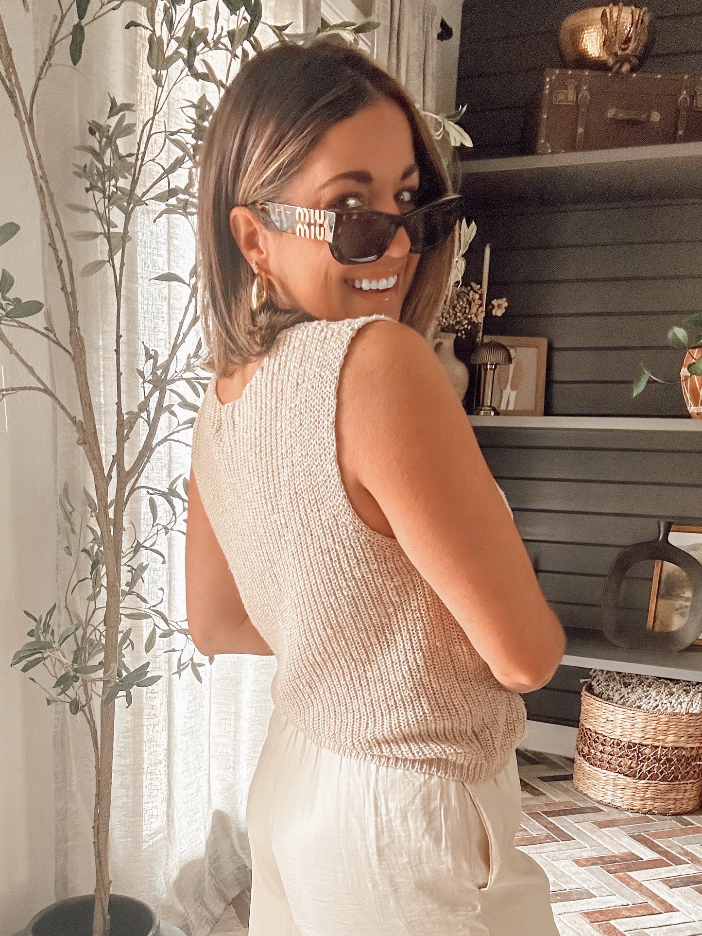 Simply Sand Knit Tank