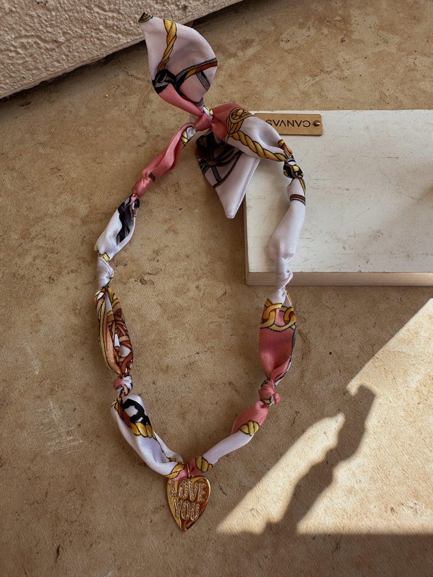 Scarf Charm Necklace