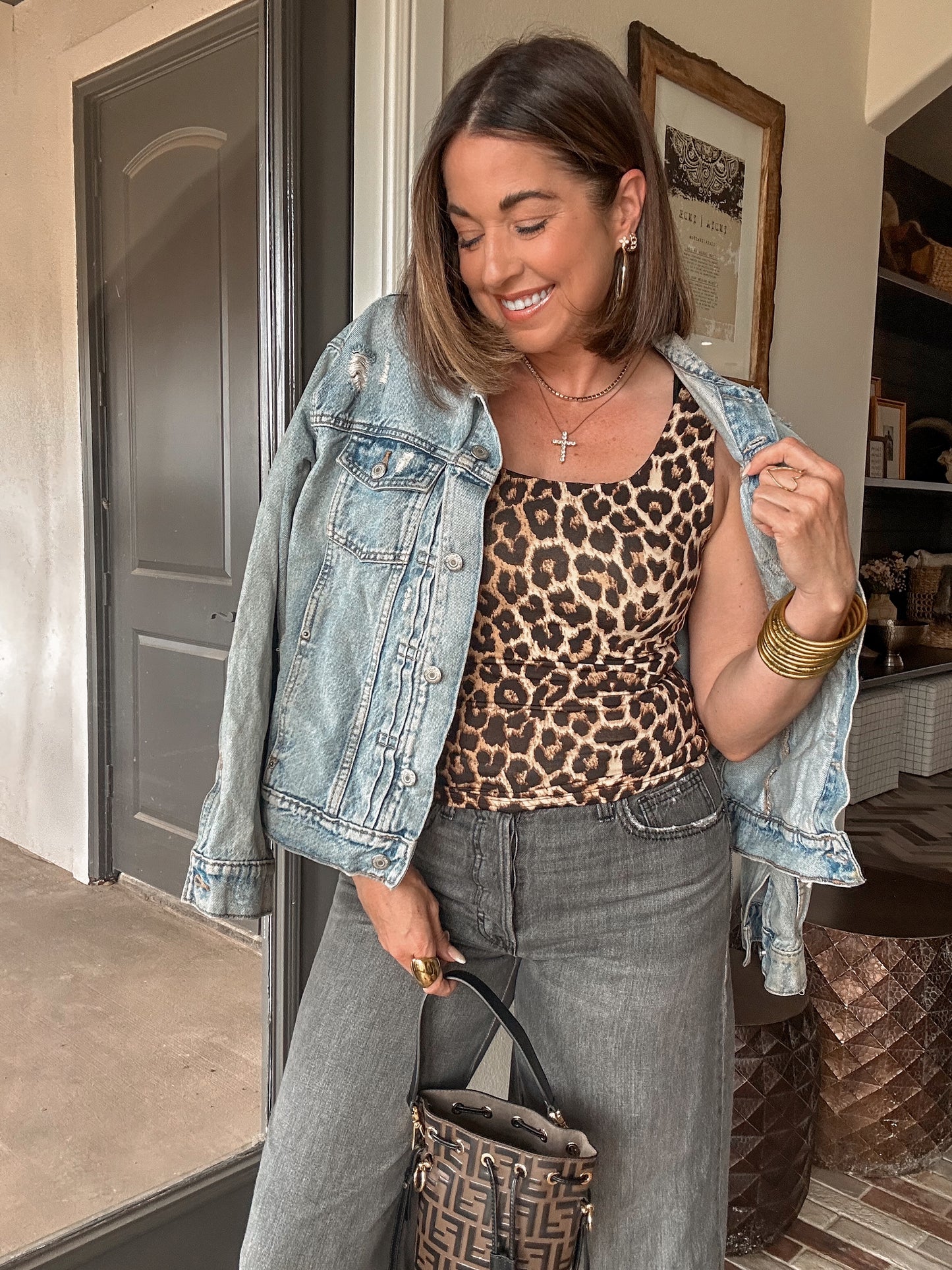 Leopard Spandex Tank