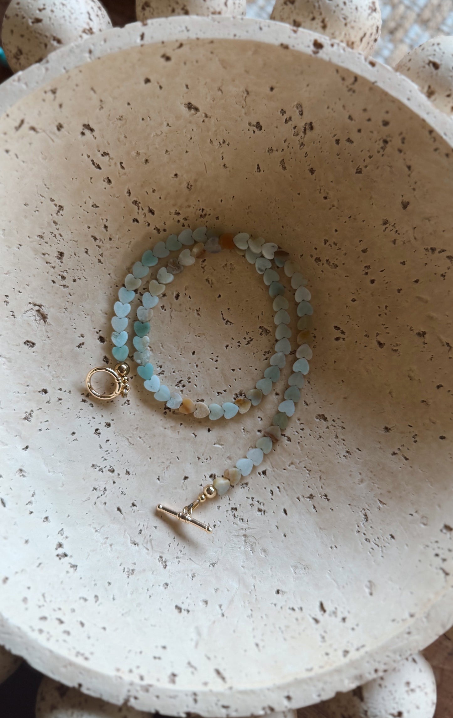 Dainty Ombre Heart Necklace