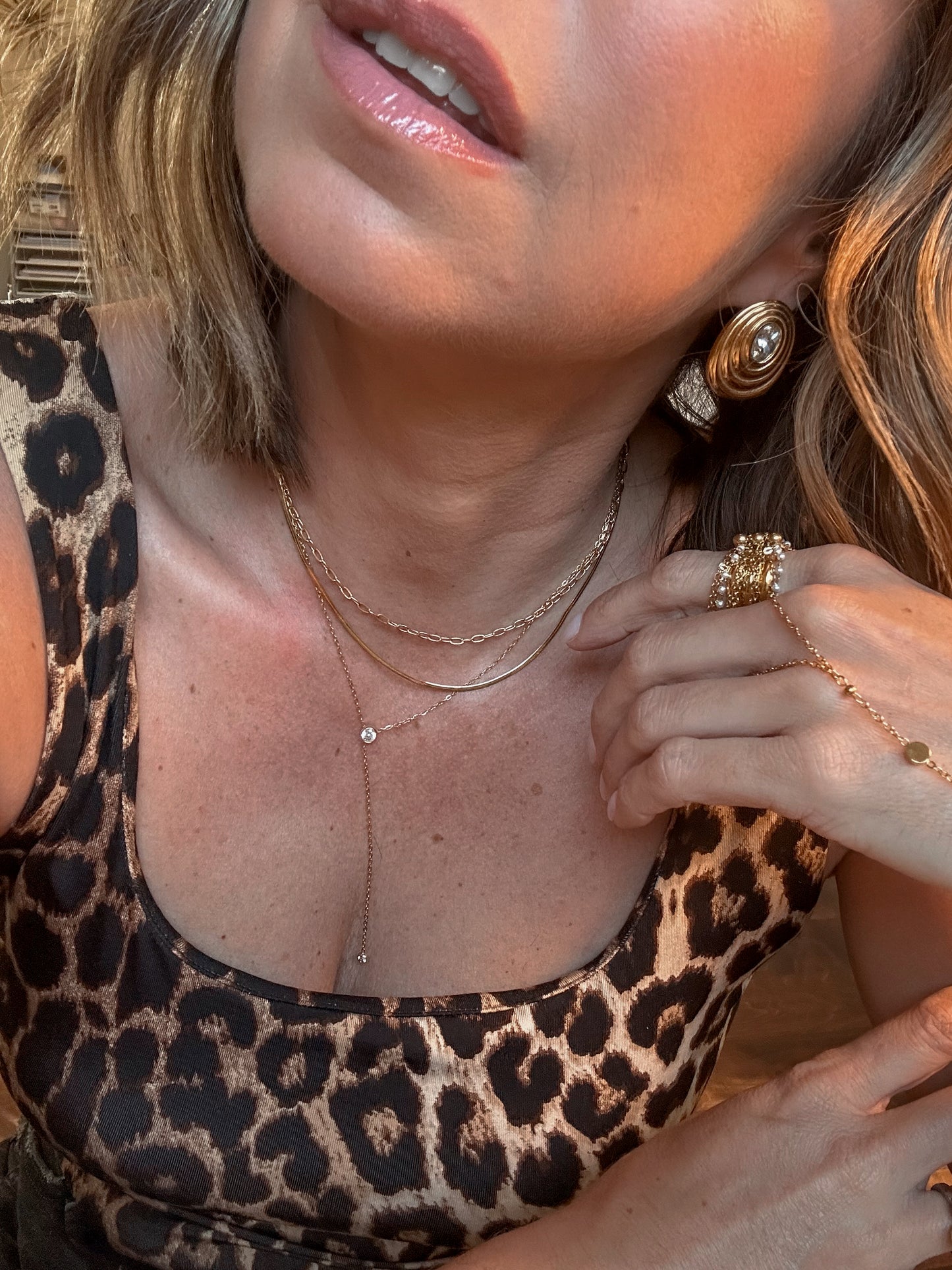 Oliva Oval Stud Earring