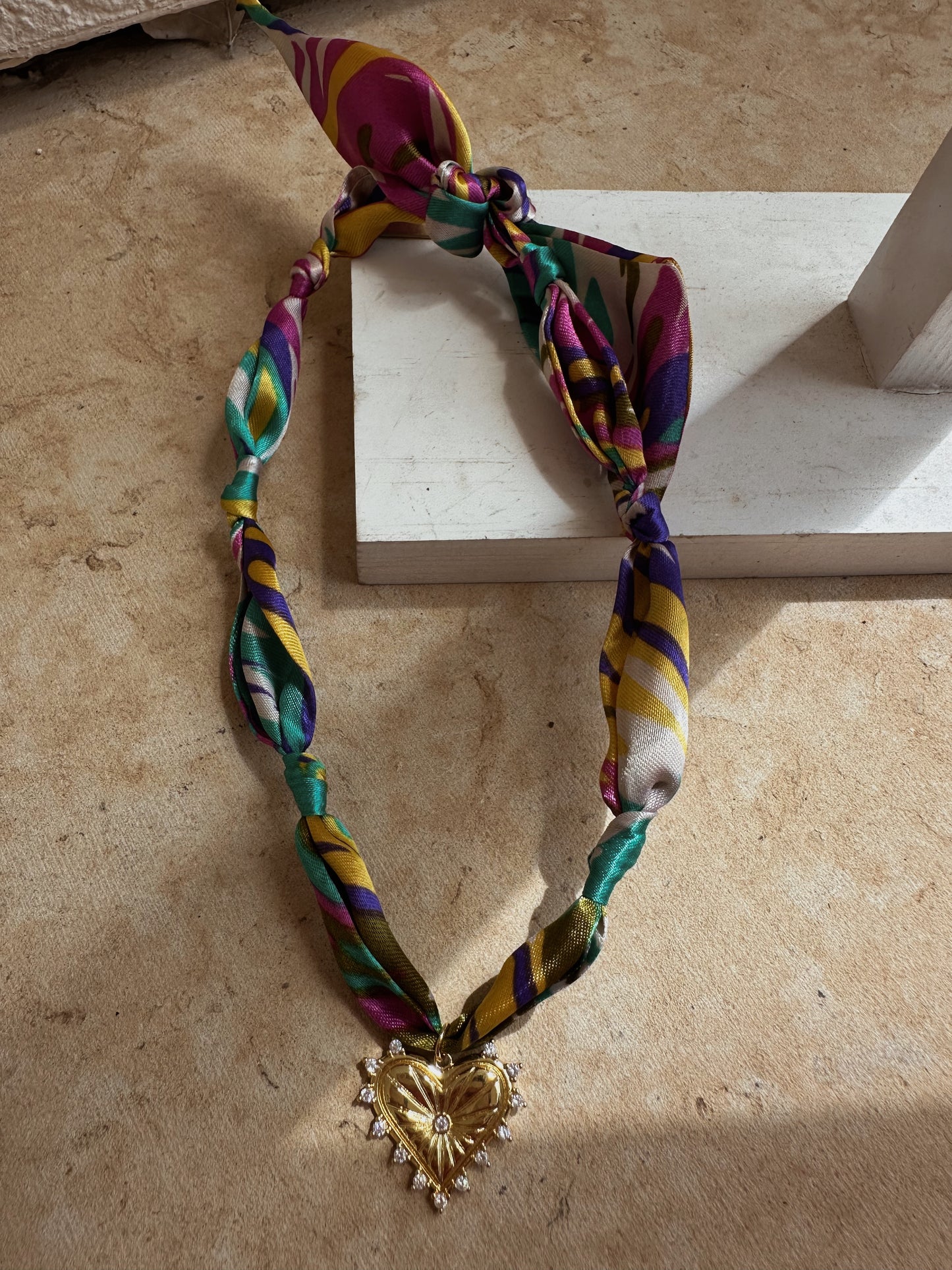 Scarf Charm Necklace