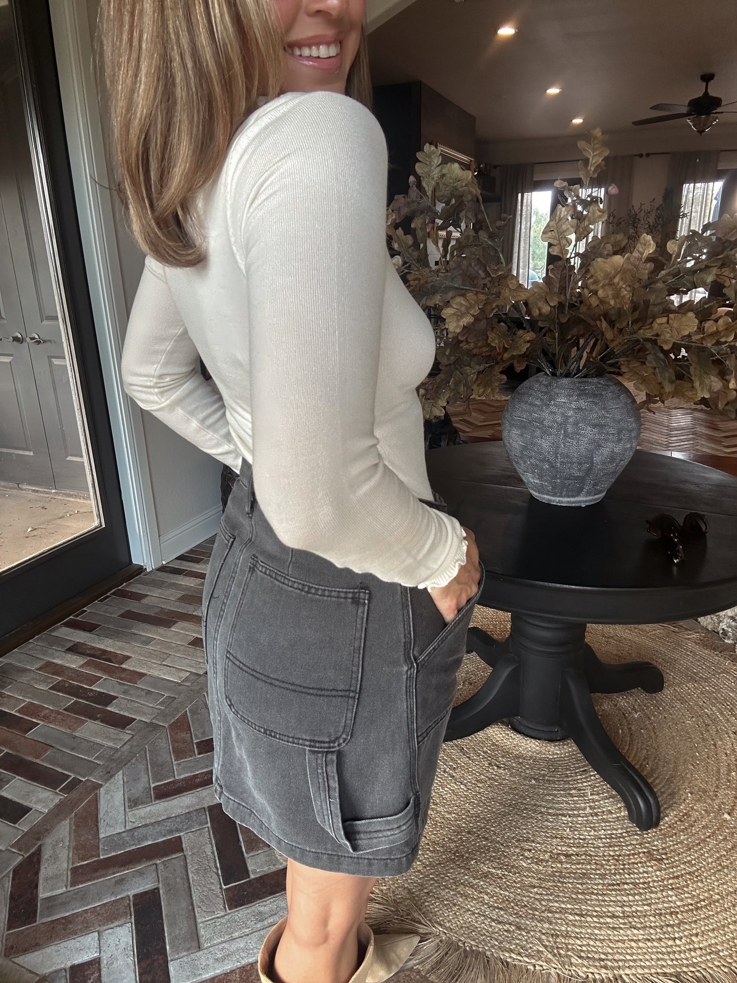 Lettuce Trim Knit Top