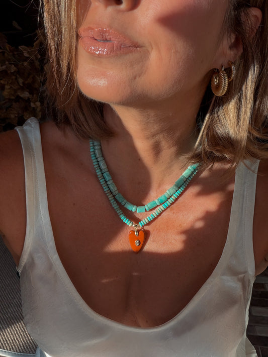 Saddle Up Heart Necklace