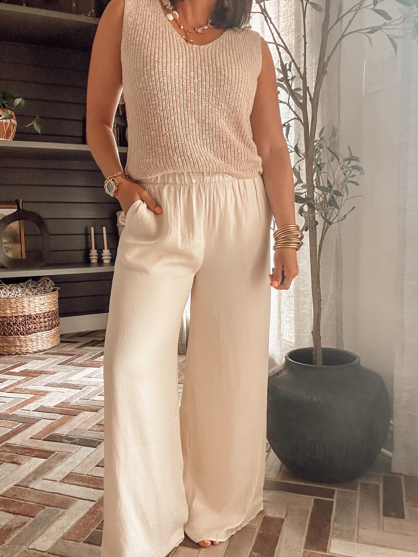 Simply Sand Knit Tank