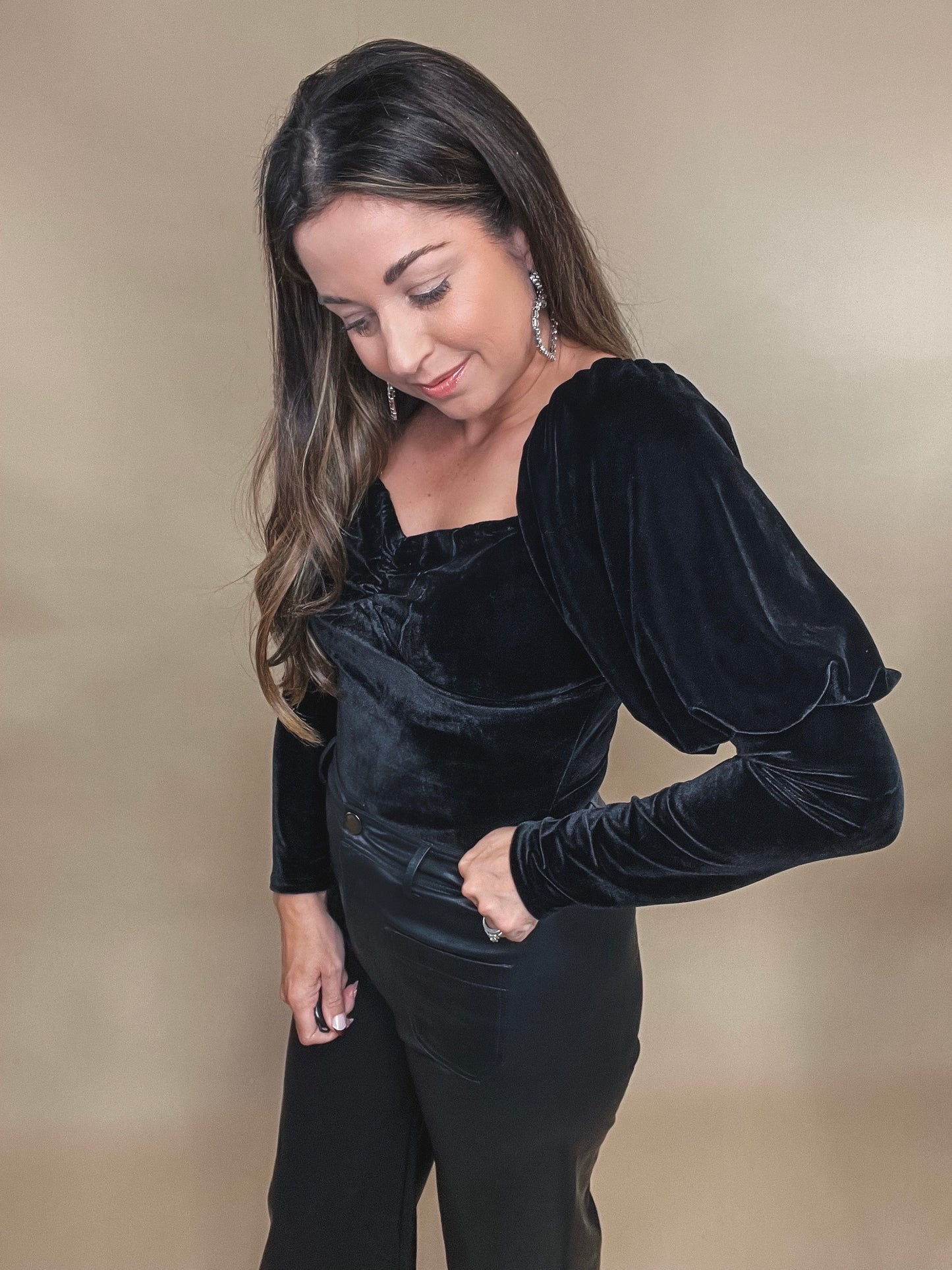 Vivian Velvet Bodysuit