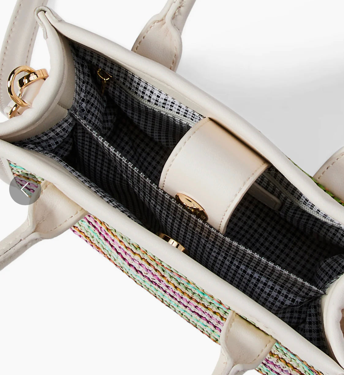 Blossom Straw Crossbody Bag