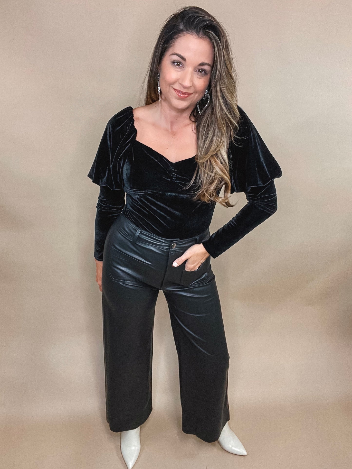 Vivian Velvet Bodysuit