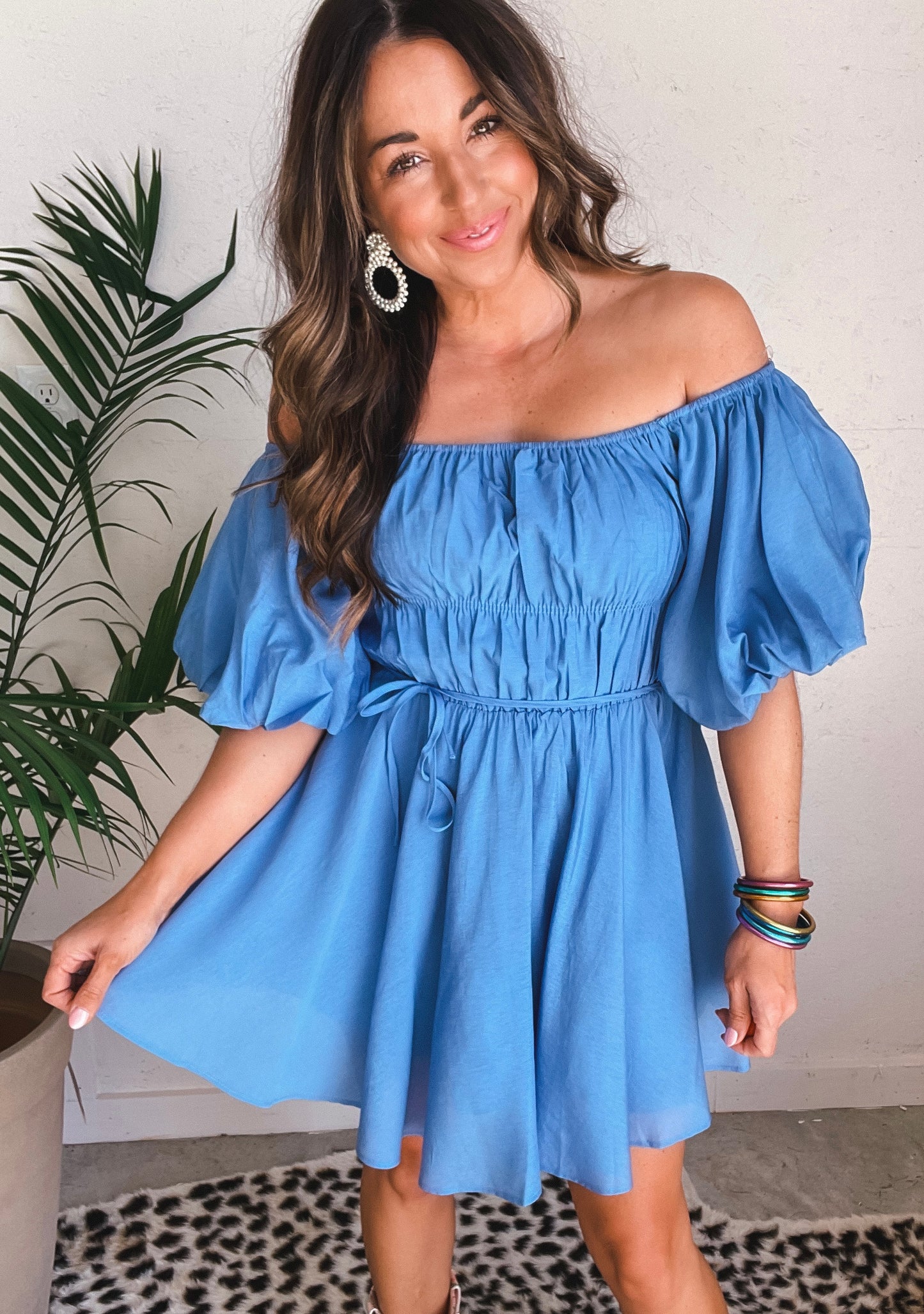 Something Blue Babydoll Dress