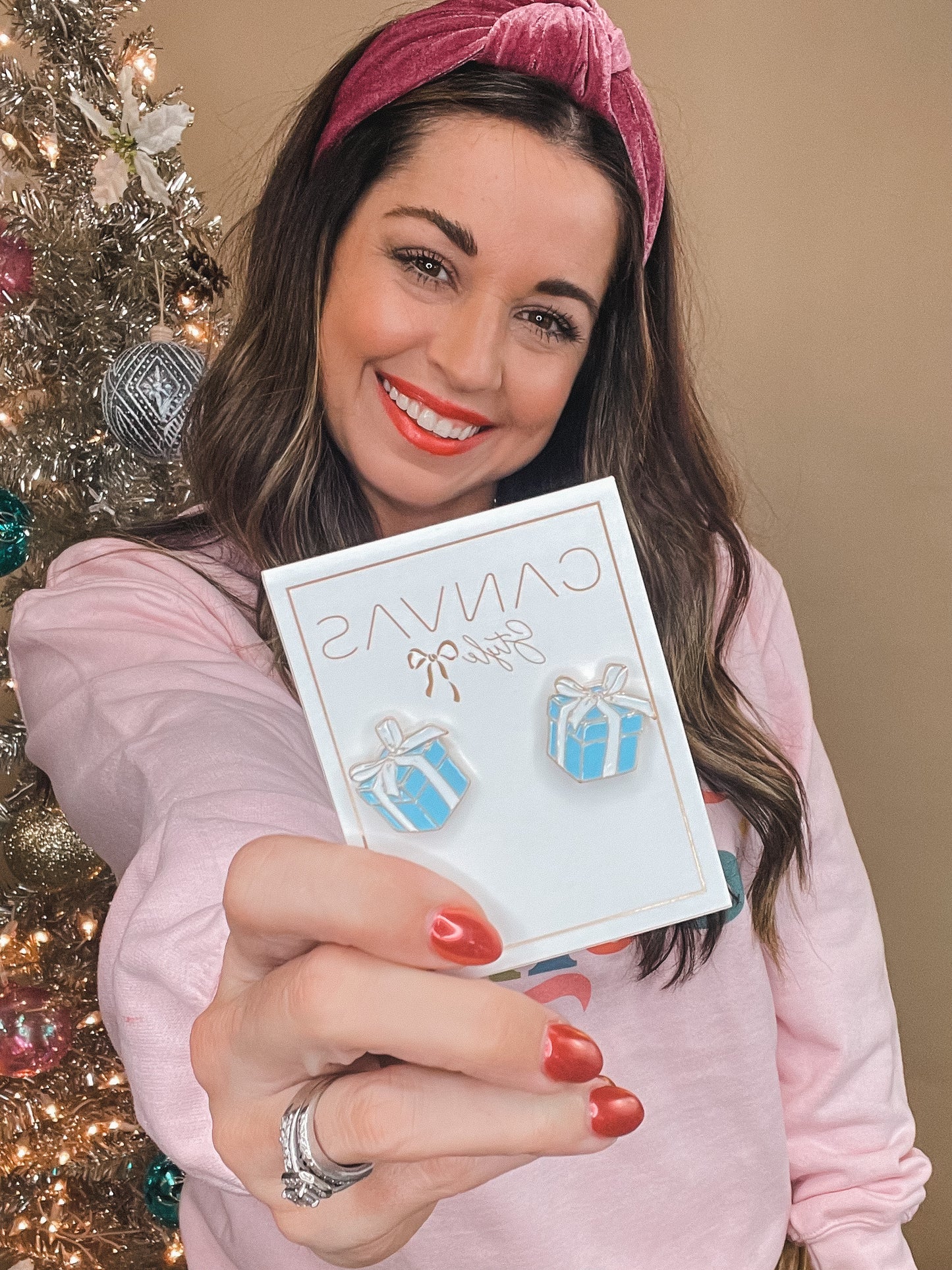 Pretty Present Stud Earrings