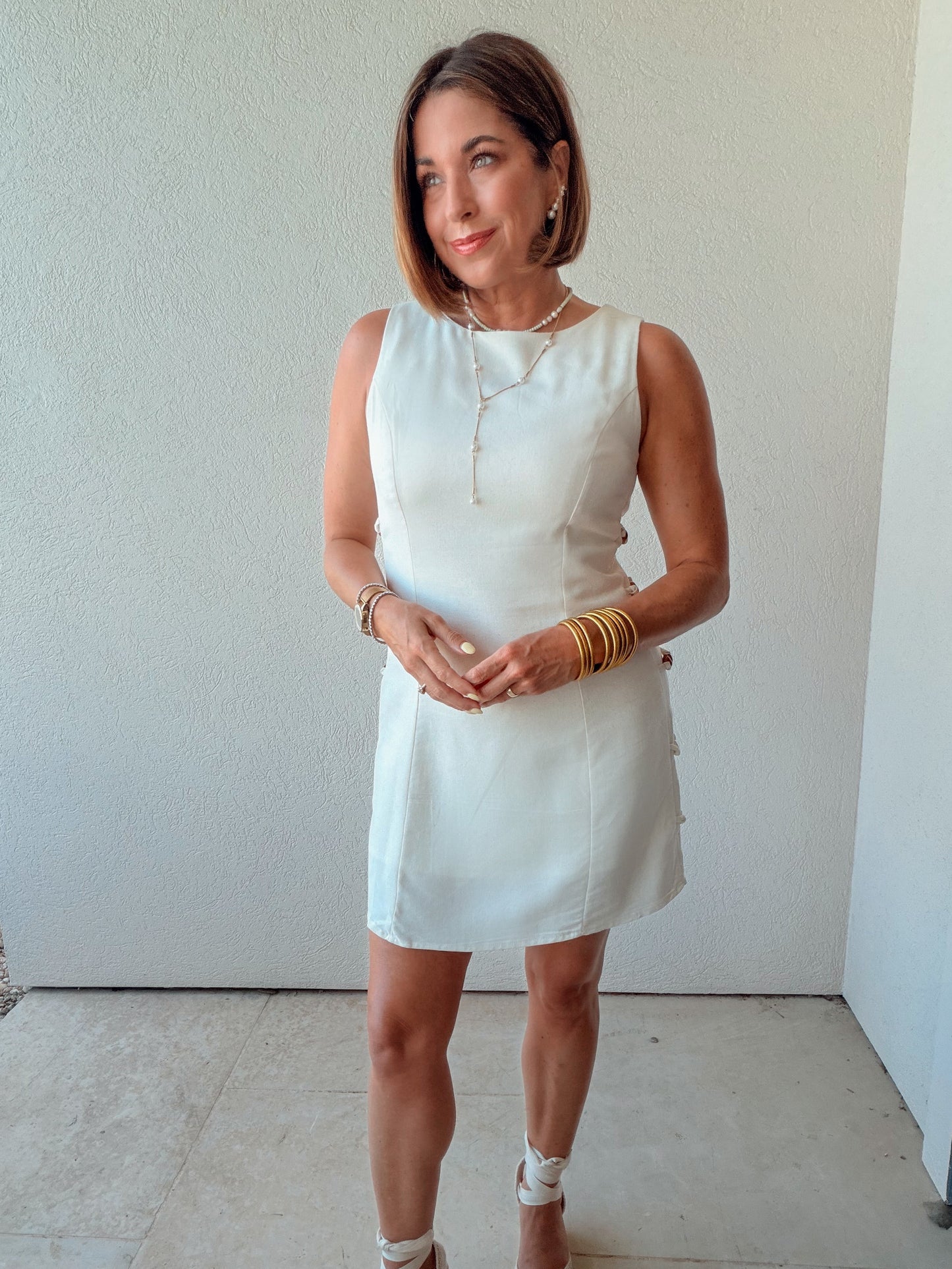 Linen Mini Dress