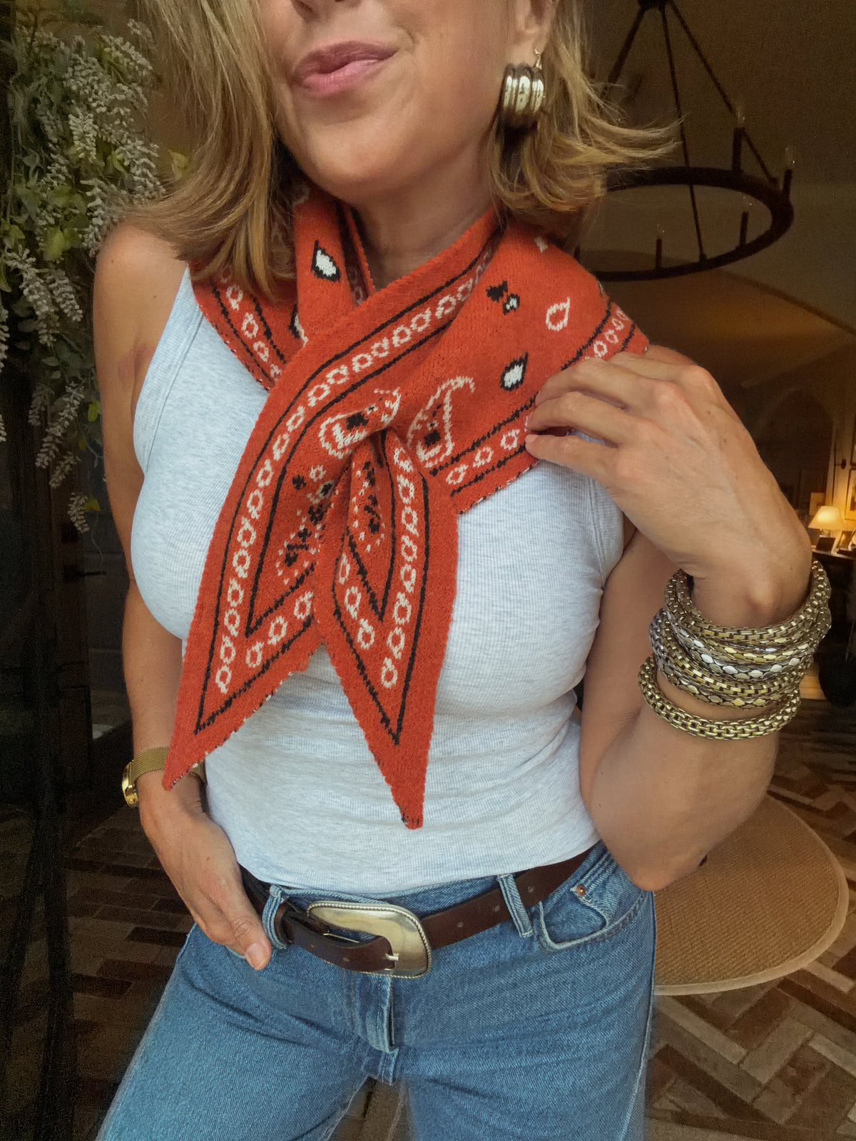 The Muse Keyhole Scarf