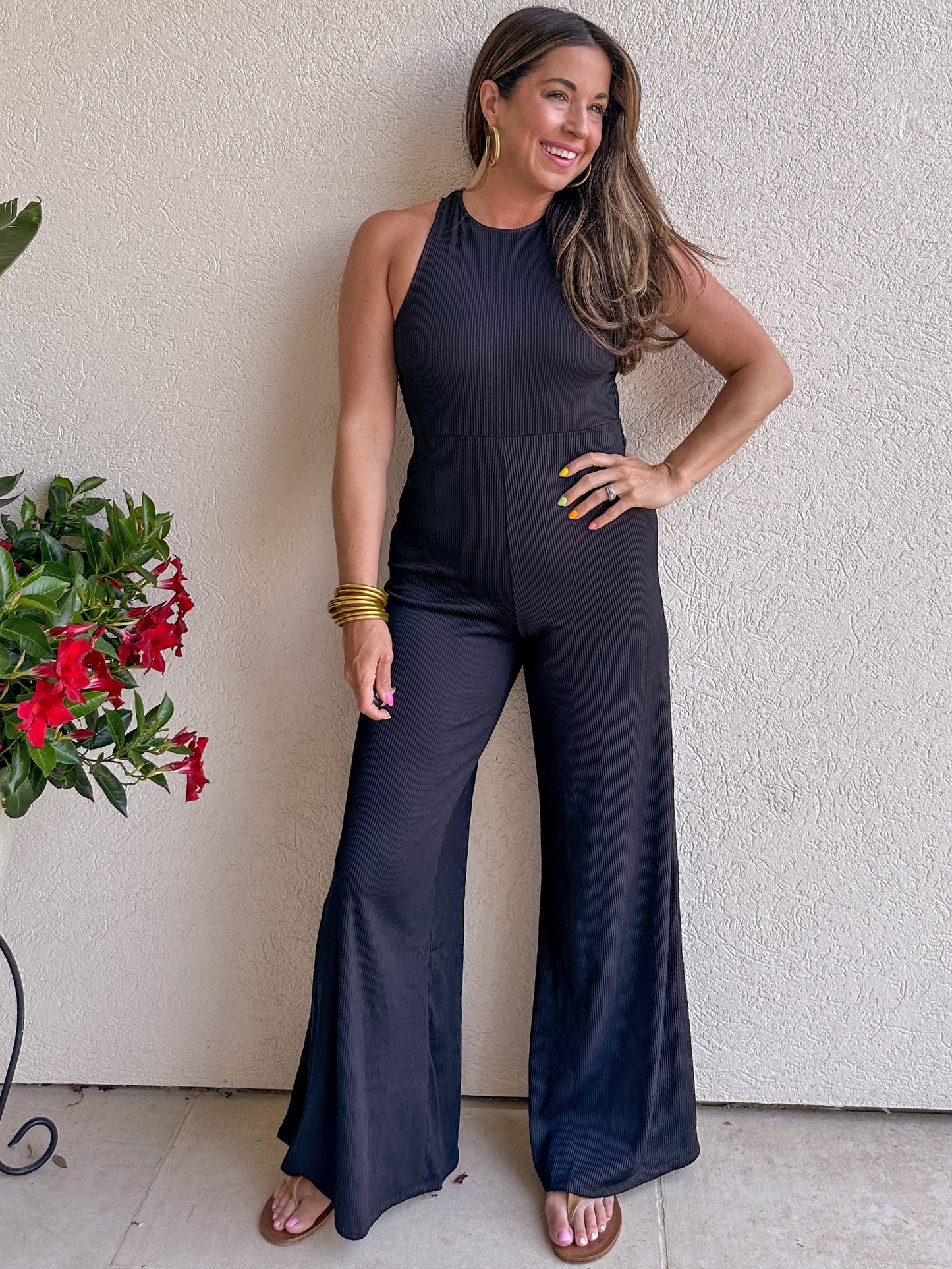 Sexy Summer Ribbed Jumpsuit