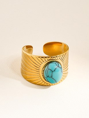 Adjustable Turquoise Ring