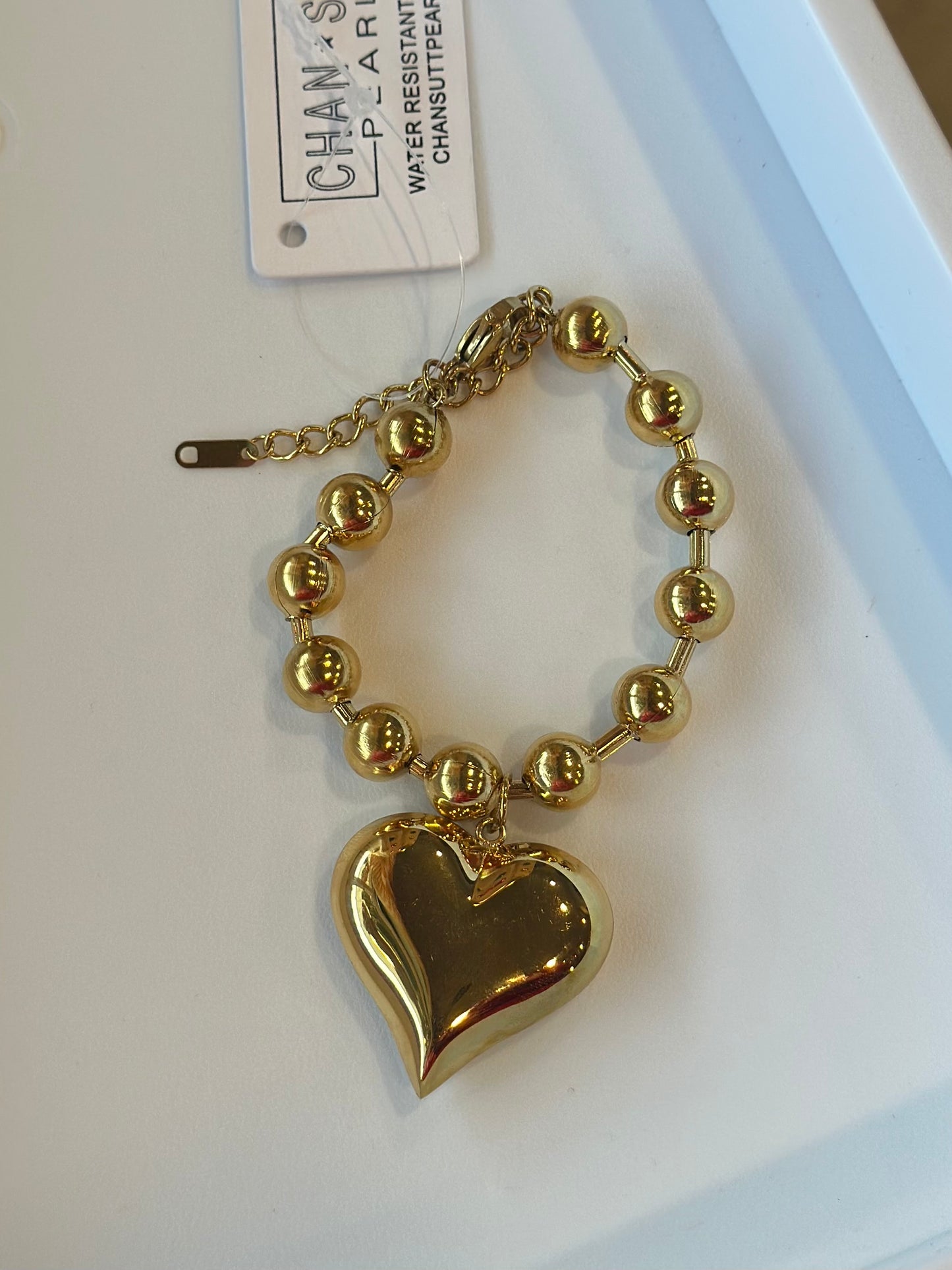 Chan Sutton Bubble Heart Bracelet