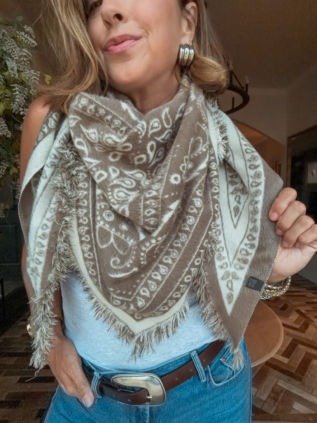 The Sutton Triangle Scarf