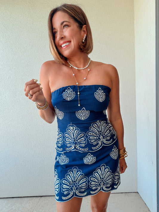 Pretty Palm Minidress