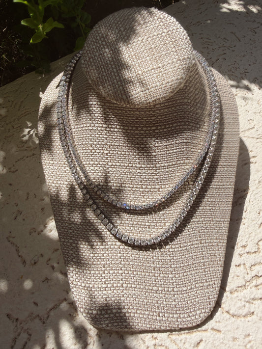Luxe Line Tennis Necklace