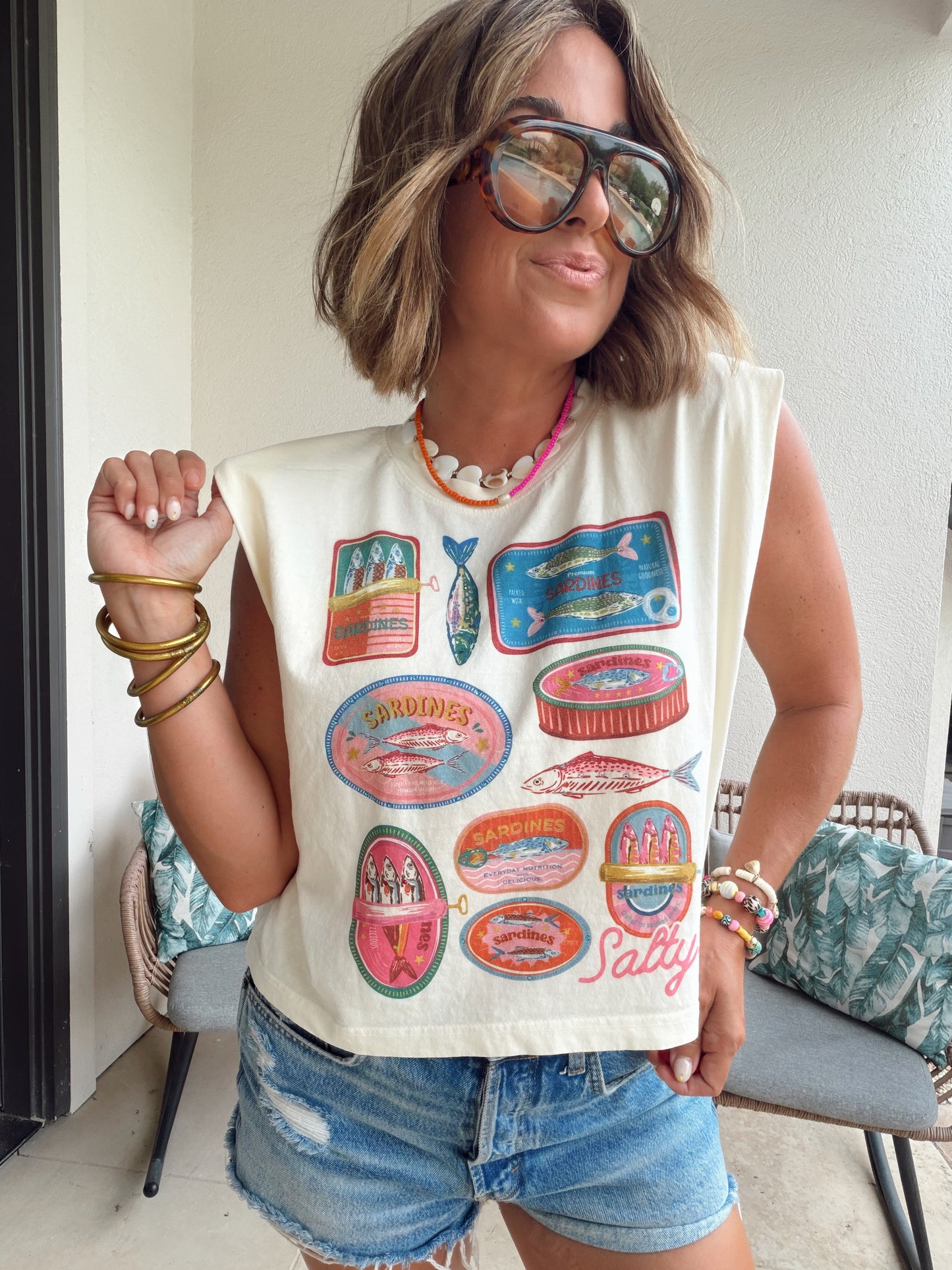 Salty Summer Muscle Tee