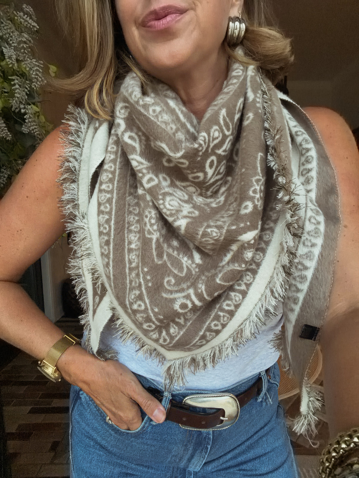 The Sutton Triangle Scarf