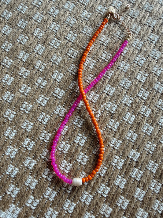 Summer Sun Beaded Necklace