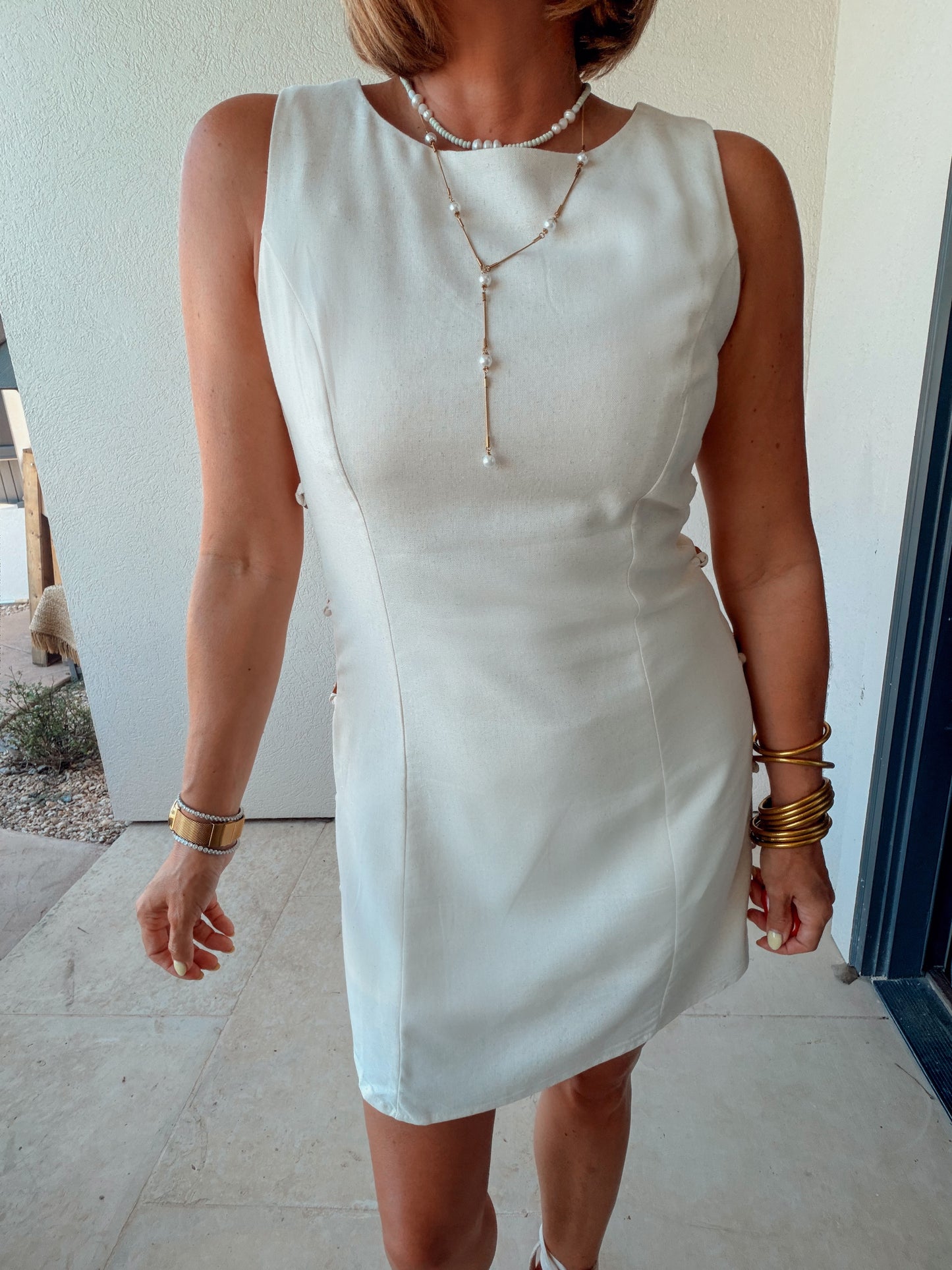 Linen Mini Dress