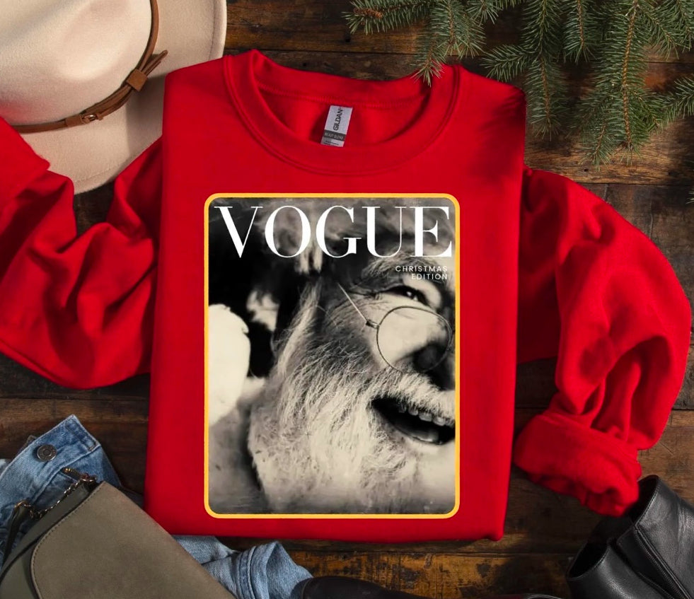 Santa Vogue Sweatshirt