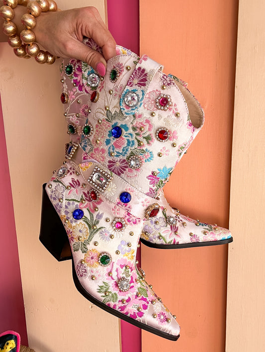 Diligent Bejeweled Boot
